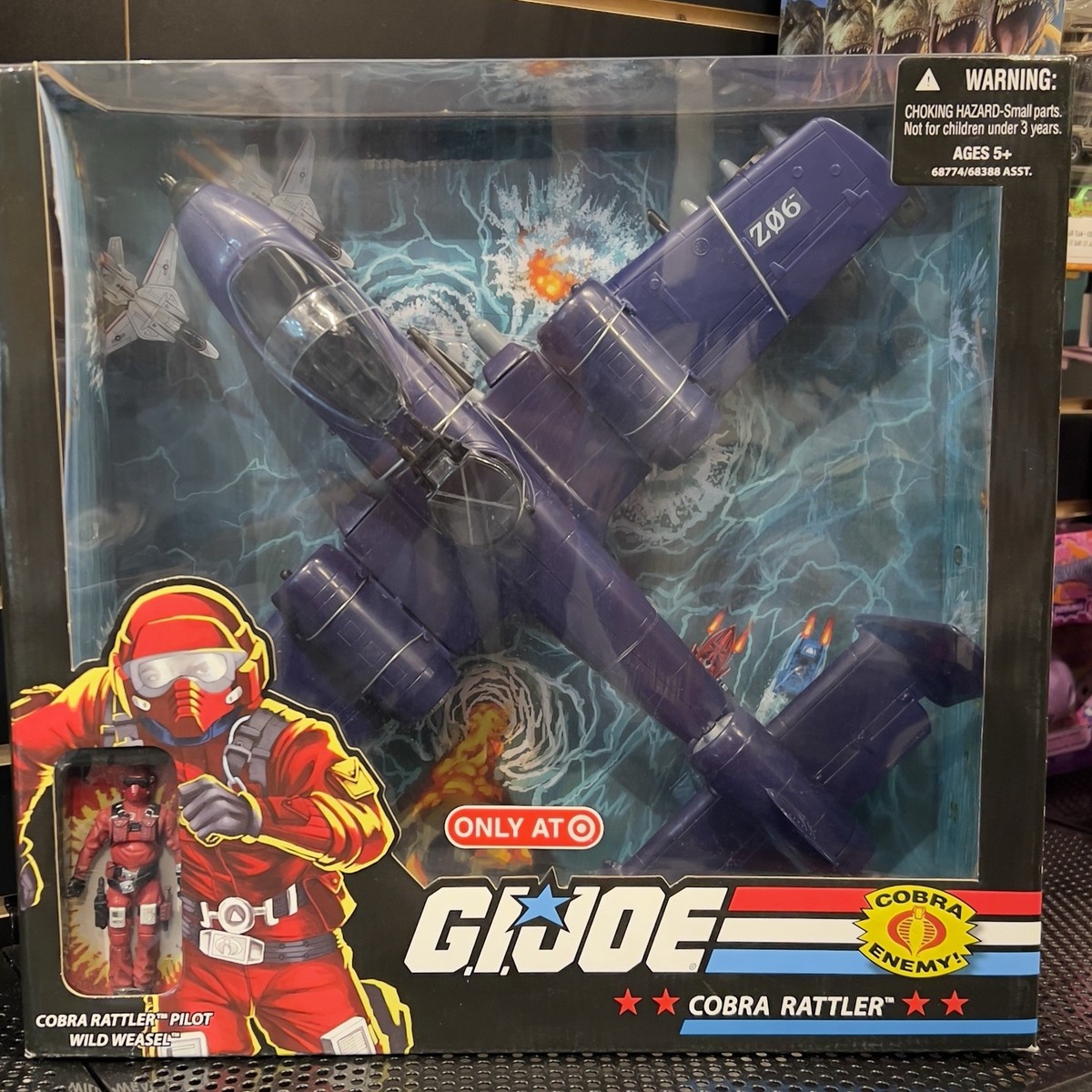 Hasbro G.I. Joe 25th Anniversary: Cobra Rattler Fighter Plane with