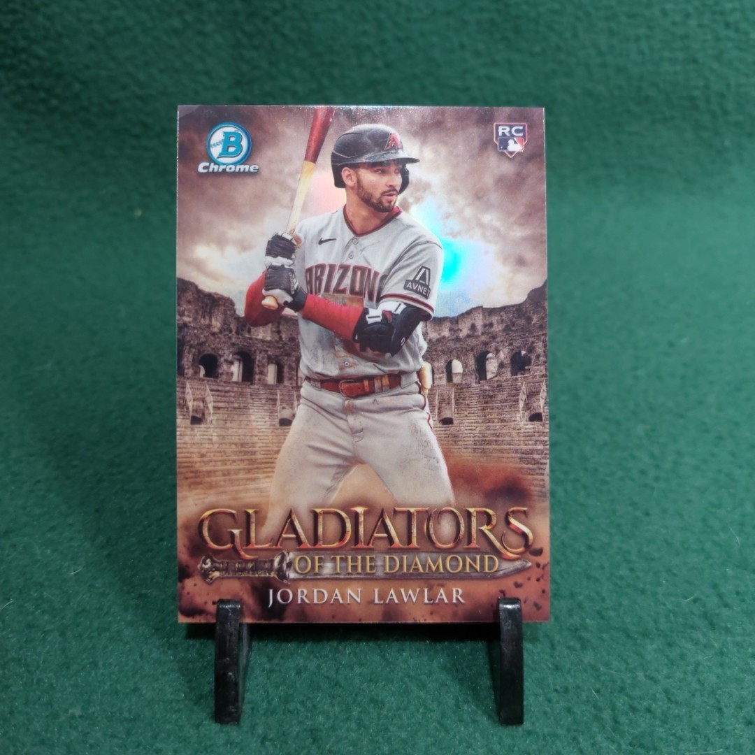 Jordan Lawlar 2024 Bowman Chrome Gladiators Of The Diamond GOTD-16 Diamondbacks