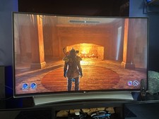 LG 55” UHD 4k Curved Smart TV With Stand ( LG 55UG870V-ZA)