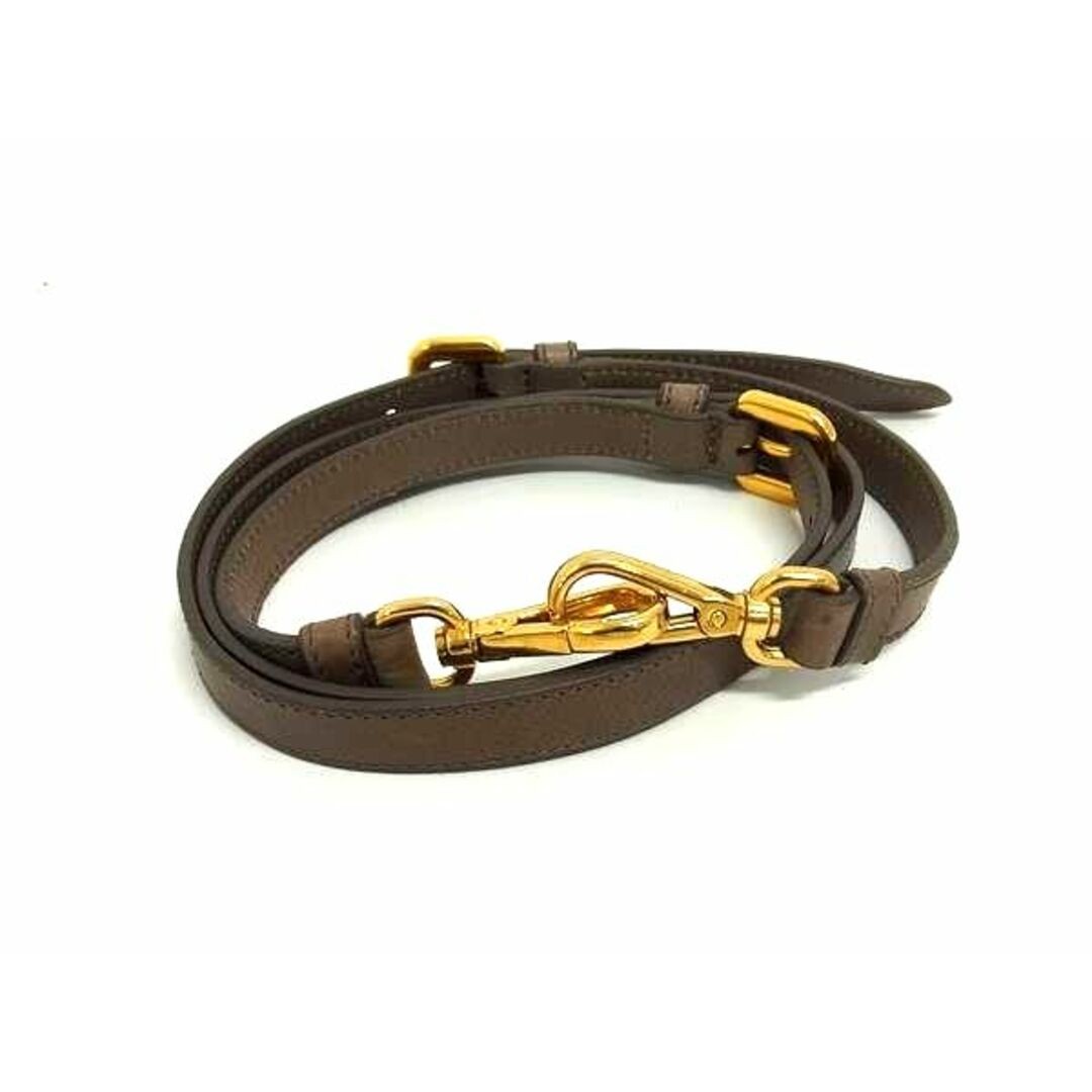 RARE PRADA Excellent Condition PRADA Leather Bag Shoulder Strap Crossbody Brown
