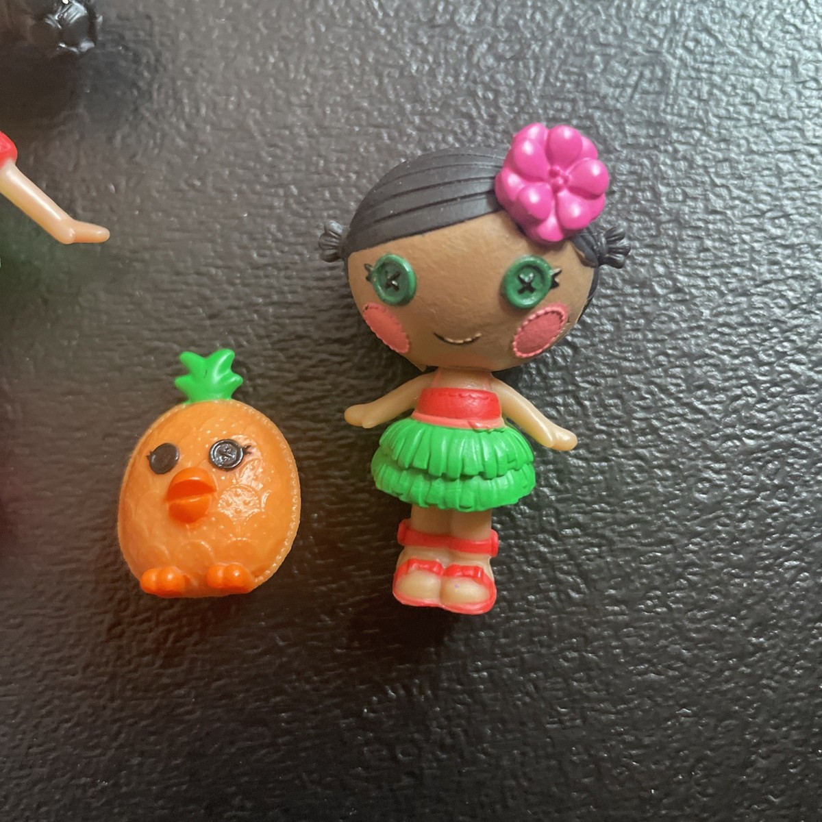 Rare Lalaloopsy Mini Littles Tiki Wiki Kiwi Sister Dolls Mango Pet