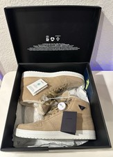 $1450 Prada  Mens Brown Suede High-top Traine...