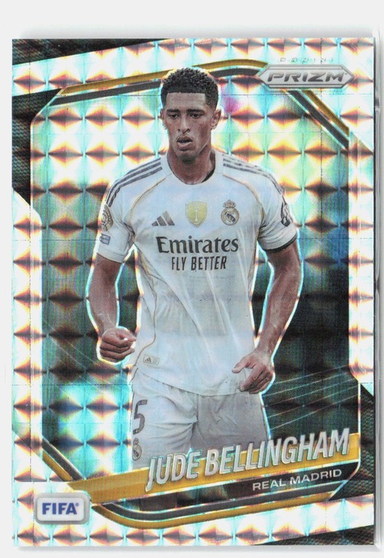 2025-26 Panini Prizm FIFA #186 Jude Bellingham Mosaic Prizms
