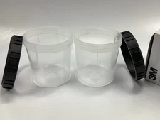 3M 16001 PPS Mixing Cups And Collars, Regular (Standard) 650ml (22oz), 2 / PACK