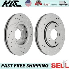2x 11.07 Front Disc Brake Rotor For 2001-2005 Dodge Grand Caravan 3.3l 12167049 2x 11.07 Front Disc Brake Rotor For 2001-2005 Dodge Grand Caravan 3.3l 12167049