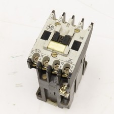 Allen Bradley 100-A12NZ 3 600V 10Hp 12A Contactor Relay 24VDC Coil