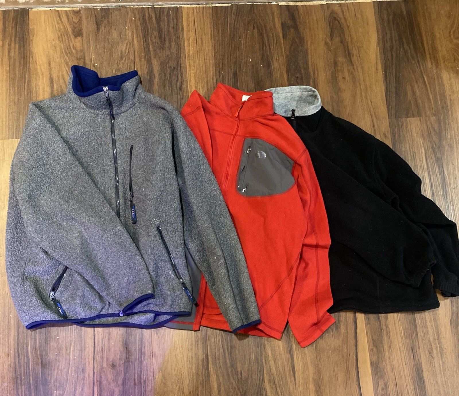 Lot Of 3 Vintage Jackets Size Medium (The North Face, Roundy Ridge, LL Bean)