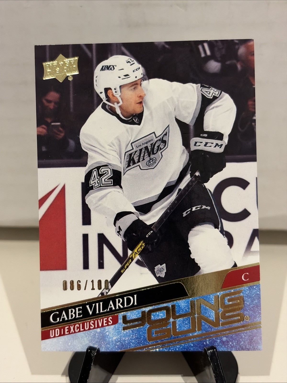 2020-21 Upper Deck Young Guns Gabe Vilardi #215 UD Exclusives /100 Rookie RC