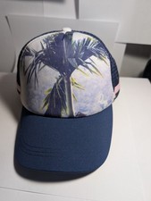 Roxy Girl's Dig This Hat Mood Indigo White  Blue