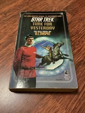 STAR TREK TIME FOR YESTERDAY NOVEL 1988 POCKET BOOKS CRISPIN
