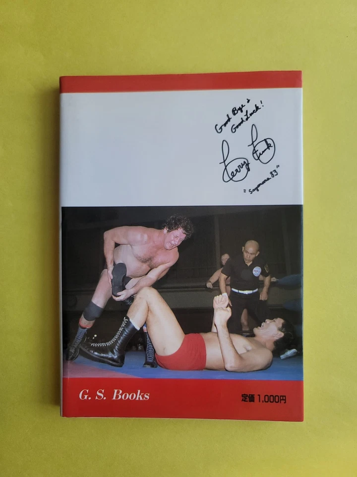 Libro firmado a mano por Terry Funk adiós amigos japoneses autógrafo lucha libre profesional ECW Foto 3 de 3