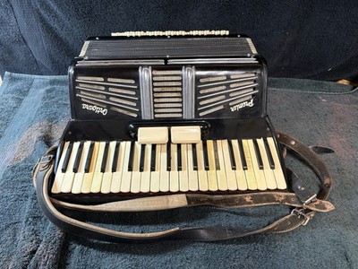 Vintage Ortigara Premier 41 Key 120 Bass Accordion Made in Italy For Restoration