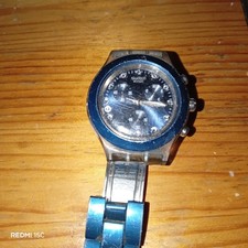 Swatch Full Blooded Blues SVCK4045AG Irony Diaphane 43mm Aluminum