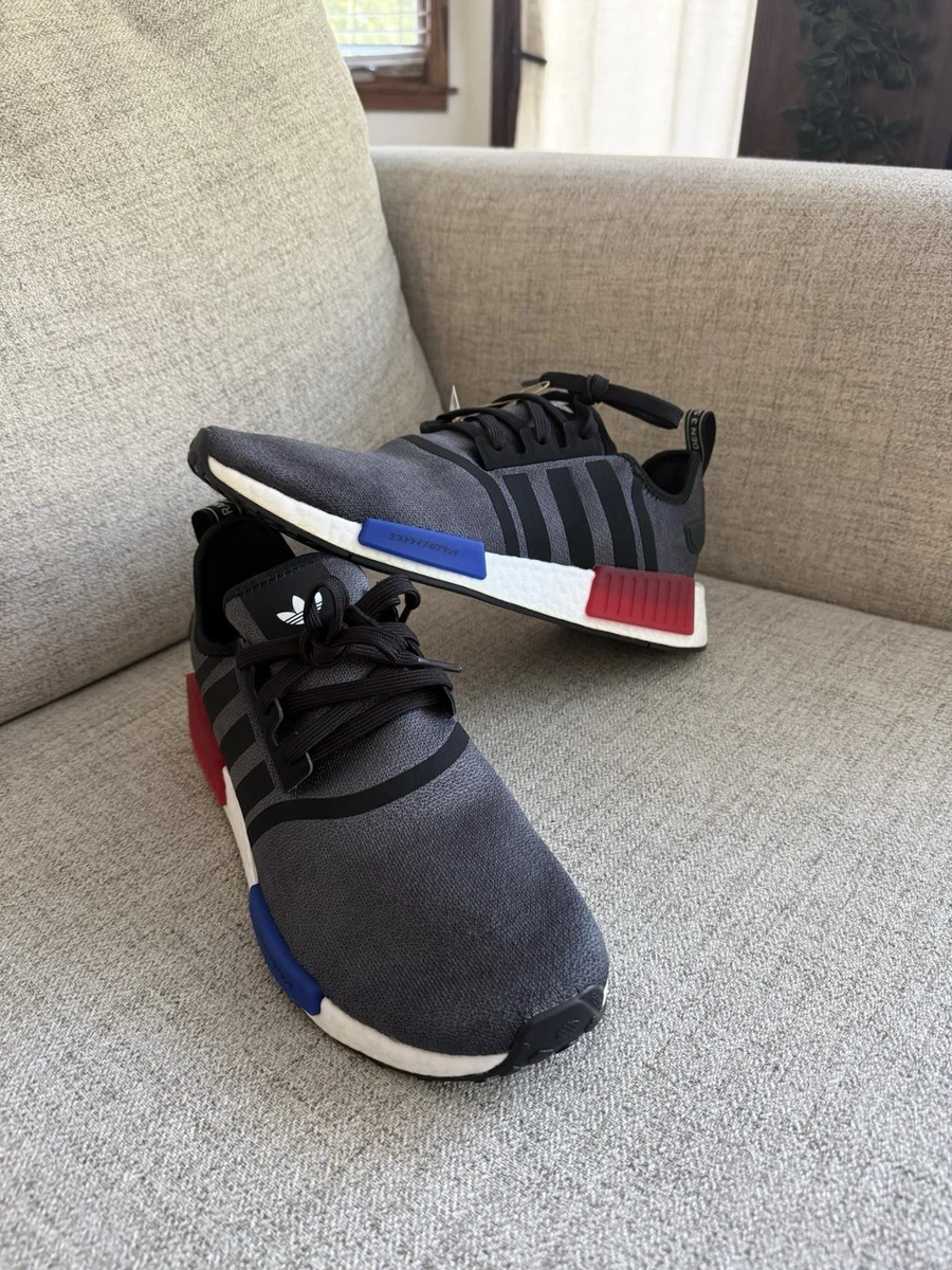 adidas gazelle silver green womens adidas NMD_R1 Shoes | Black/Red/Blue | Men's