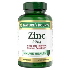Natures Bounty Zinc 50 mg 400 Tablet Support ...