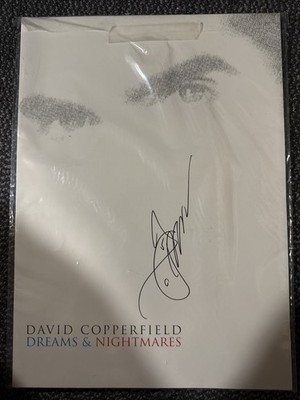 David Copperfield autograph performance catalog Performance 11x15