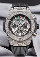 Hublot Big Bang Unico Titanium Pave 45 mm Complete Diamonds 411.NX.1170.RX.1704 4