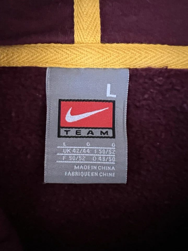 Arizona State Sun Devils Hoodie VTG Nike Team Stitched Center Swoosh Red Large - Image 2 of 4