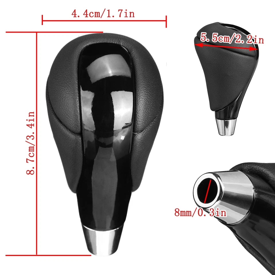 PU Leather Gear Stick Shift Knob For Toyota Lexus GS300 LS460 IS250 RX350 RX45 - Image 4 of 4