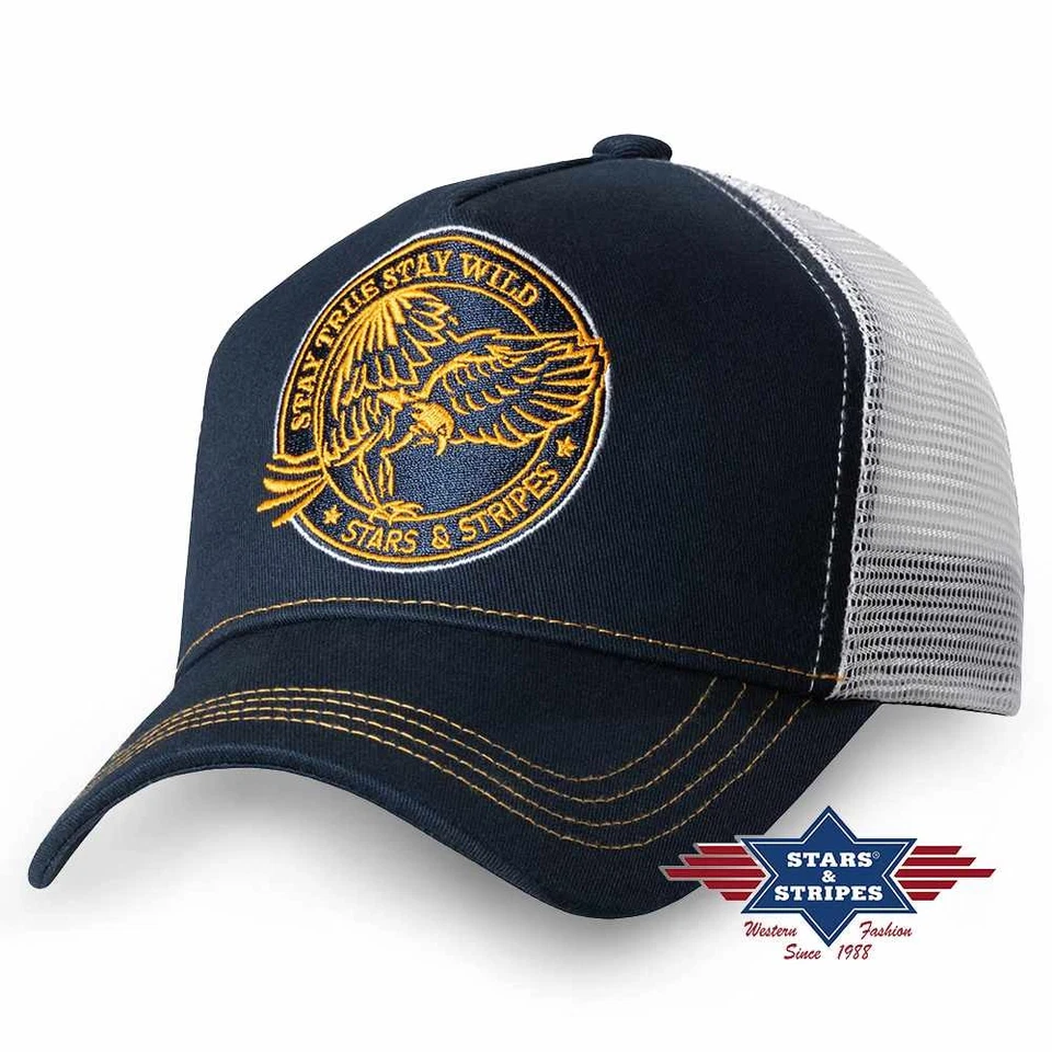Western Trucker Cap "Stay Wild", Baseball Cap Kappe Mütze - Bild 1 von 2