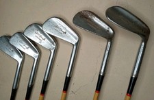 Vintage Spalding Robert Jones Jr Autograph Iron Set 2-5 7 9 Partial Lot