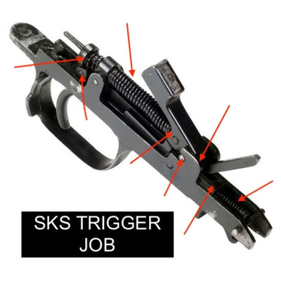 SKS Fine Tuned Trigger Job, Benchrest,  Gunsmithing Service (READ ALL)