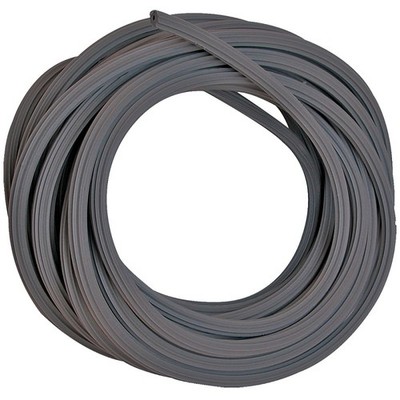 Make-2-Fit P 7520 Screen Retainer Spline, 0.155 in D, 25 ft L, Vinyl, Black, Rou