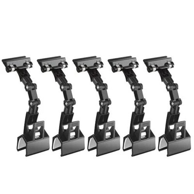 5 Pack Adjustable Document Holder Flexible Rotatable Paper Holder for Typing 