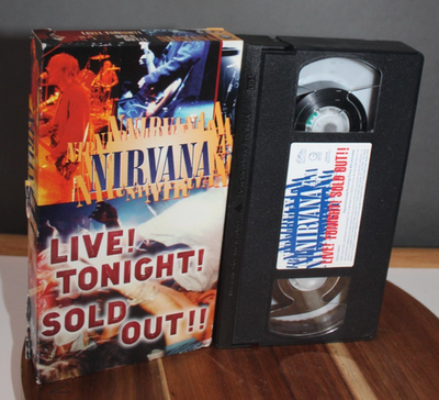 Nirvana Live Tonight Sold Out Vintage 1994 VHS Movie | eBay