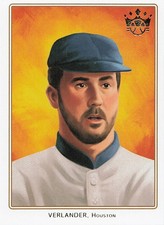 2020 Diamond Kings Baseball Justin Verlander DK 206 insert card #DK13 Astros