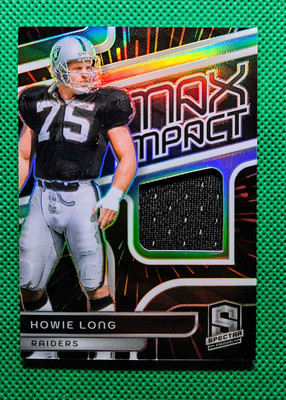 2024 Panini Spectra Hyper Max Impact Howie Long /75 #MI-HLG LV Raiders