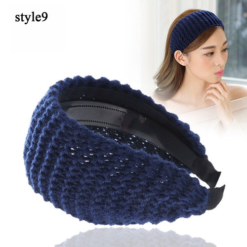 Stirnband Für Damen - Gestricktes Design - Passend Für Alle Haartypen - Weich Un - Picture 22 of 36