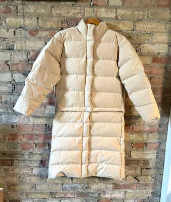 Paloma-Wool Women's Down Convertible Wide Channel Puffer Coat - Size Small