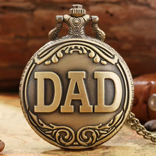 Fashion Classic Luxury Pocket Watch Quartz Movement Dad Holiday Gift