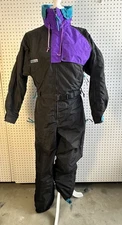 Columbia Ski Suit One Piece Snowsuit Bib Jumpsuit Retro Vtg 80s 90s Women’s L