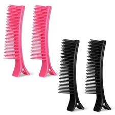 4PCS Hair Clips for Styling Sectioning Grip Clips for Efficient Coloring, Gri...