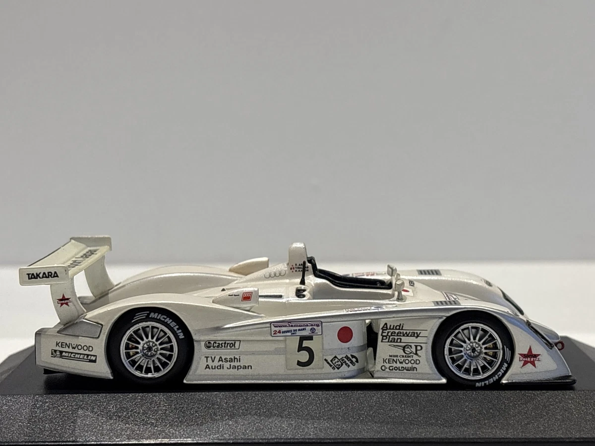 Audi R8 24 Heures Du Mans 2002 - 3ème - Pilotes Kruma/Peter/Werner - Metropole Collection 1/43 - Gris Métal