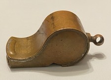 Vtg WWII Brass U.S. Army Military Police Whistle (No Chain) Made In USA