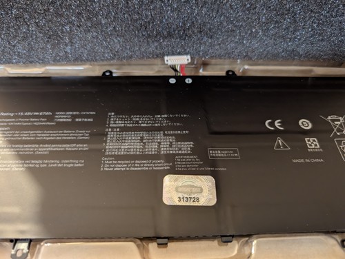 Asus C41N1908 76Wh 15,4V Inte Laptop Akku Ux325 Ux325ea Ux325ja Ux325sa Um325 - Bild 1 von 8