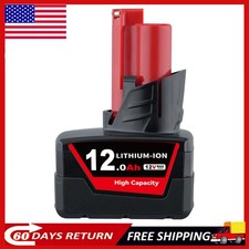 12.0Ah 48-11-2460 for M12 LITHIUM 12V Extended Capacity Battery For Milwaukee