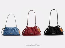 NWT Coach Faye Shoulder Bag In Signature Denim CDB93/CDE45