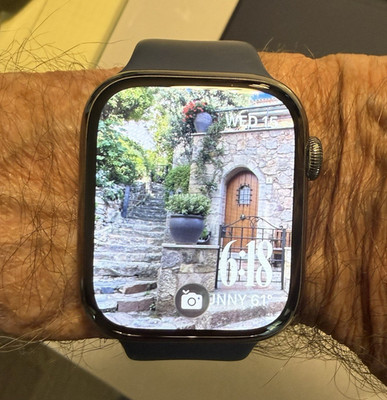 Apple Watch Series 7, Stainless Steel Graphite Case, GPS & Cellular.