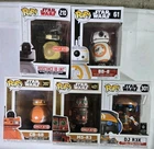 Galaxy Edge Disney Star Wars Funko Pop Bundle BB-8 Dj R3x M5-R3 Droid Depot Lot