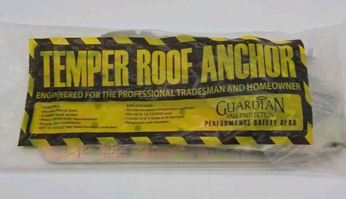 Temper Roof Anchor 12x2 Hex Head Fasteners New - 第 1/6 張圖片