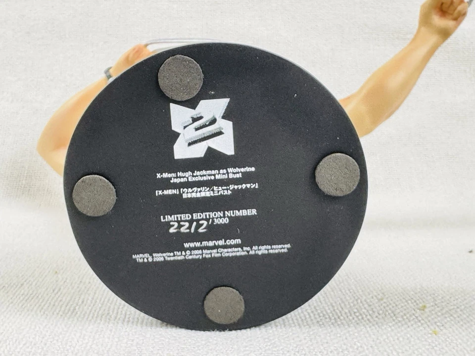 Mini busto gigante suave NFS X-Men Hugh Jackman Wolverine exclusivo de Japón 2212/3k Foto 3 de 4