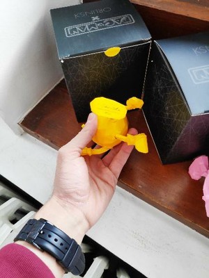  Richard Orlinski X Pacman Figur gelb 10cm