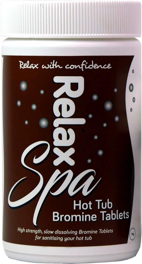 Relax Spa Bromine Tablets 1KG - Approx 50 brominating tablets