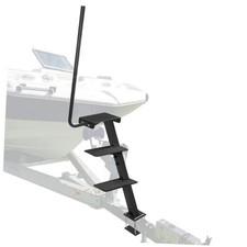 Boat Trailer Step, Heavy Duty Steels Ladder for Boat 3 Step Vertical Mount