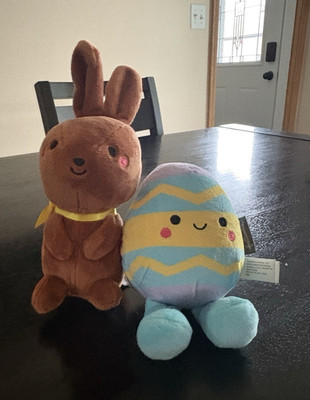 Hallmark Easter Bunny & Egg Small Plush Doll Set 2021 Washable
