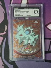 Nidorina 30 Topps Chrome Holo Pokemon Card Foil